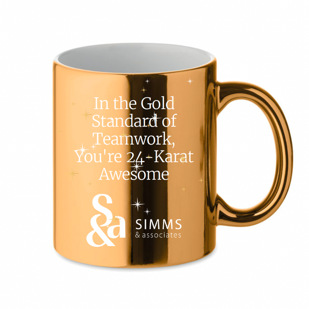 Simms & Associates Golden Mug