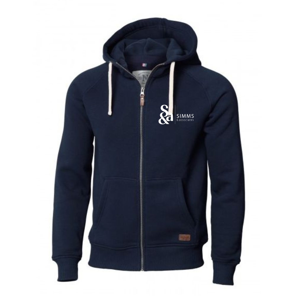 Simms & Associates Zipped Hoodie